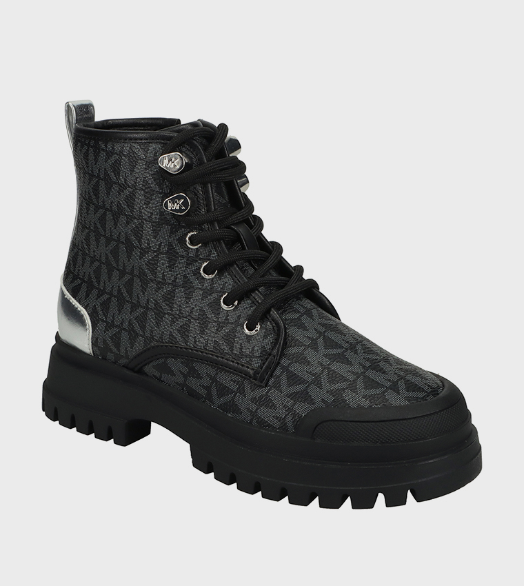 PAYTON Monogram Chunky Boots