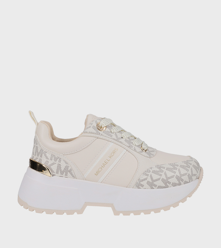 Buy Michael Kors COSMO MEYERS Monogram Chunky Sneakers In Off