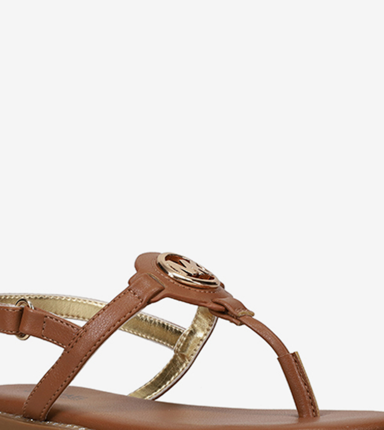 JAGGER RILEY Slingback Flat Sandals
