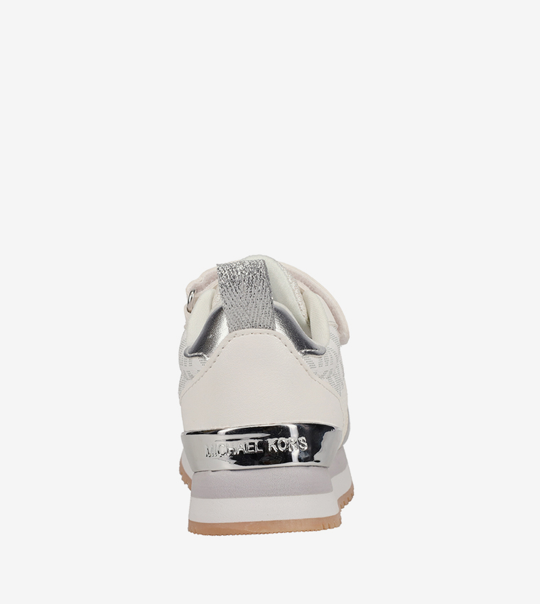 BILLIE DORIAN PS Monogram Print Detail Platform Sneakers