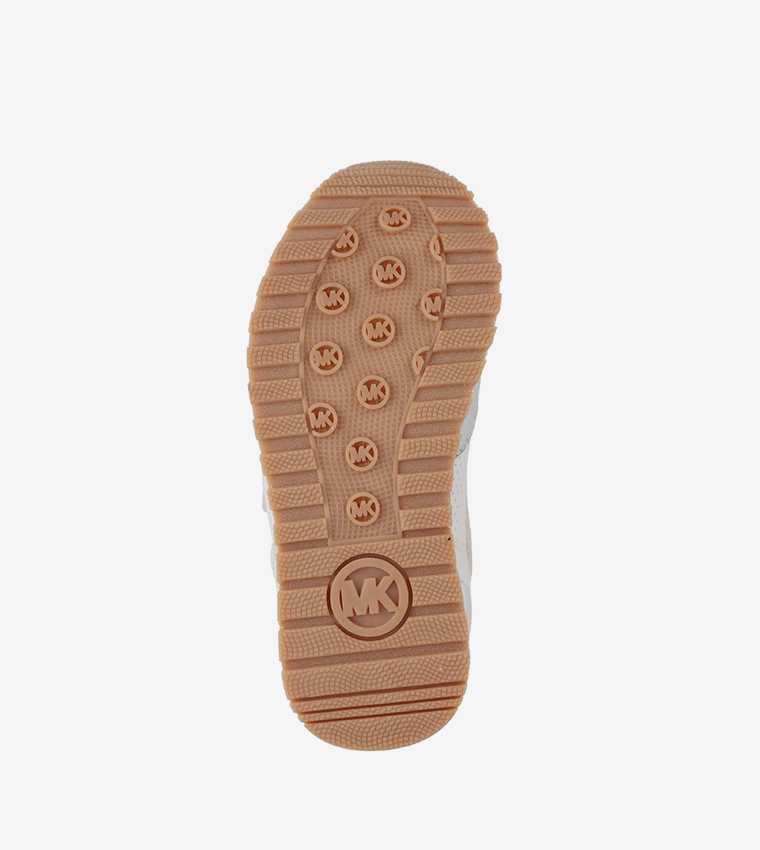 BILLIE DORIAN PS Monogram Print Detail Platform Sneakers