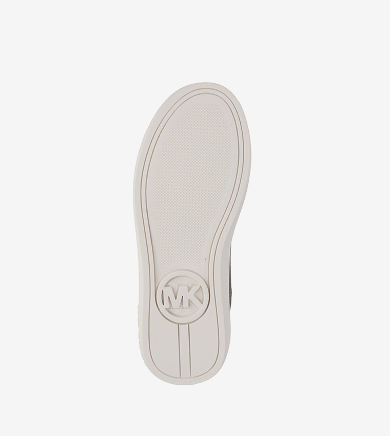 JEM RALLEY Monogram Print Lace-Up Sneakers