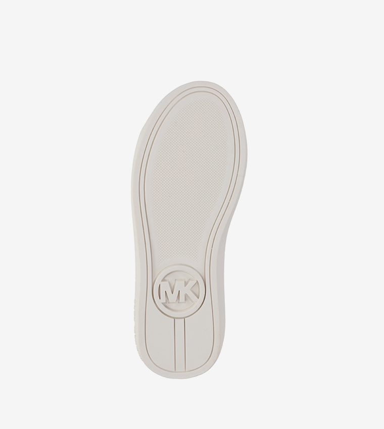 JEM RALLEY Monogram Print Lace-Up Sneakers