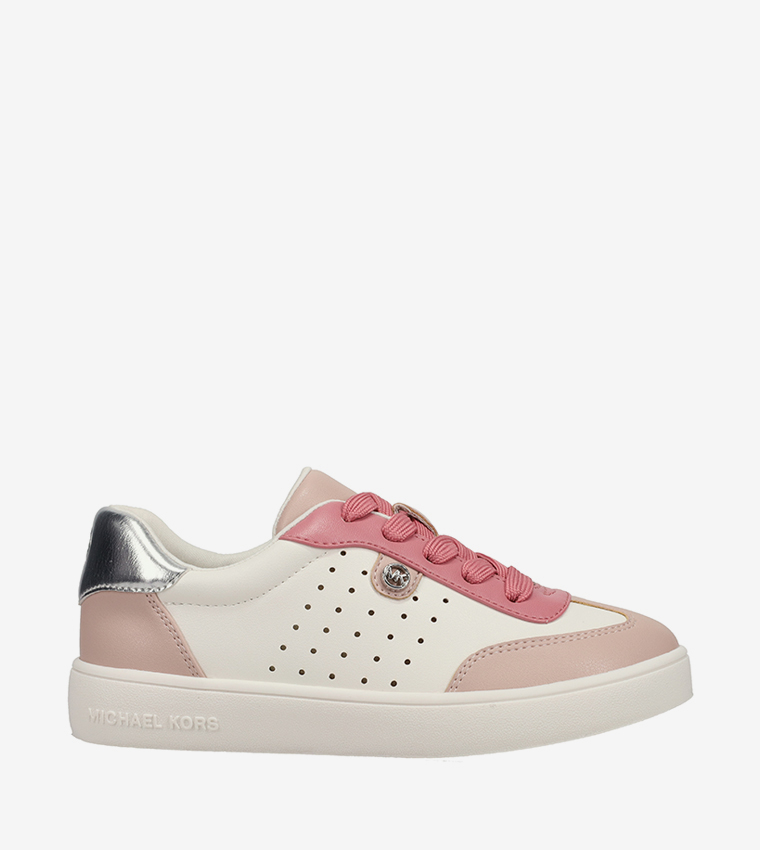 JEM SCOTTY Contrast Trim Lace-Up Sneakers