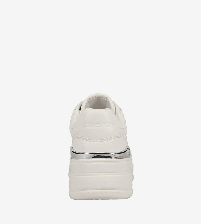 HAYES Monogram Debossed  Platform Sneakers