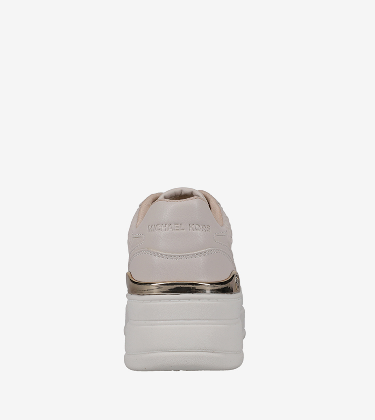 HAYES Monogram Debossed  Platform Sneakers