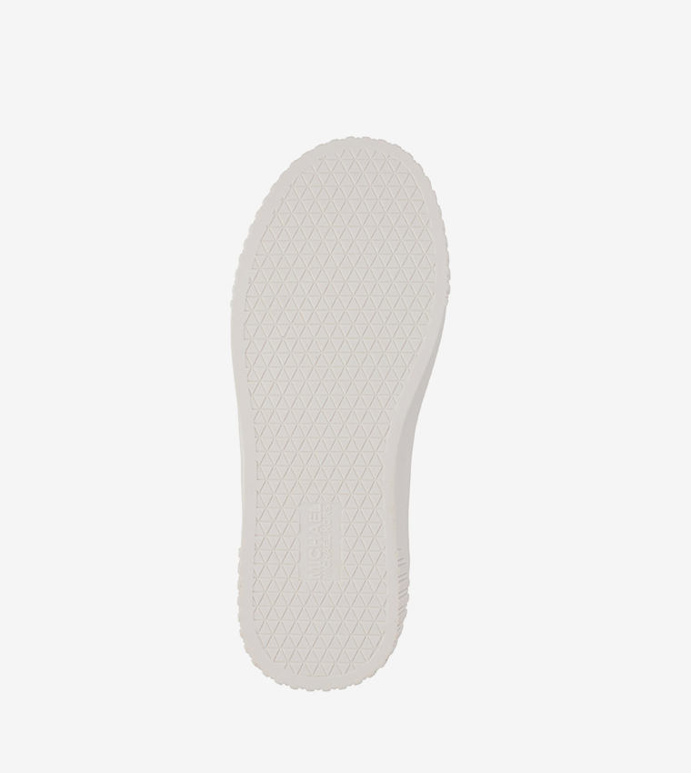SUMMER ALINE Monogram Debossed Lace-Up Sneakers
