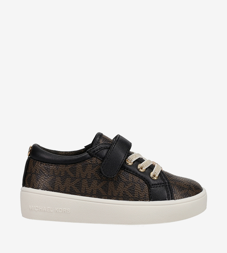 JEM RALLEY PS Monogram Print Velcro Sneakers
