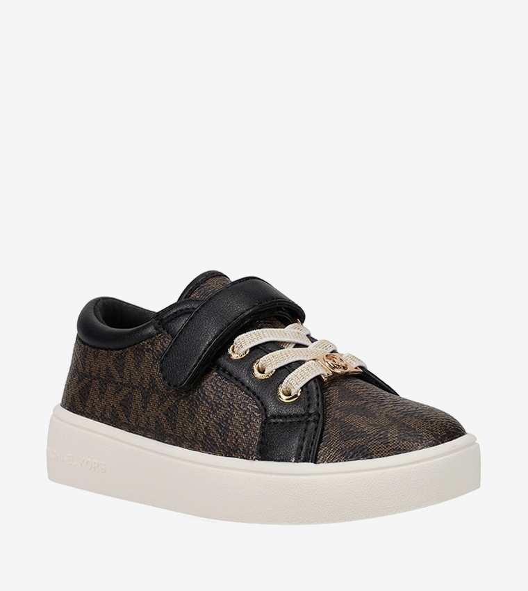 JEM RALLEY PS Monogram Print Velcro Sneakers