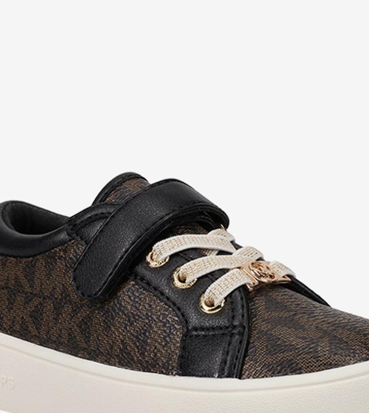 JEM RALLEY PS Monogram Print Velcro Sneakers