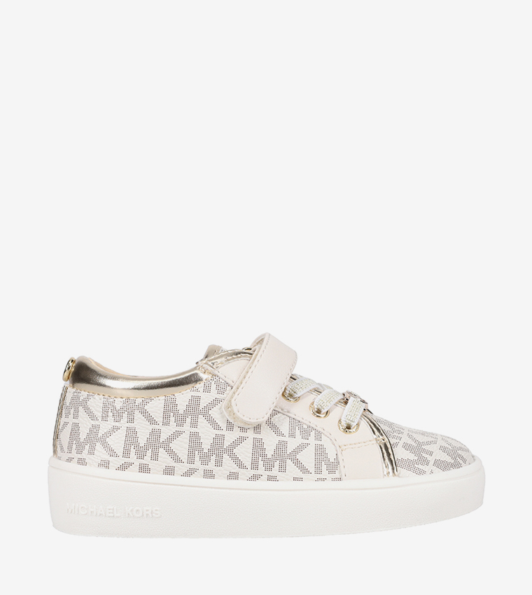 JEM RALLEY PS Monogram Print Velcro Sneakers