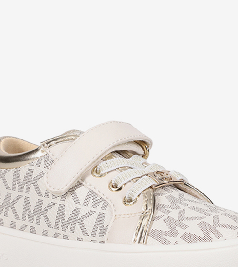 JEM RALLEY PS Monogram Print Velcro Sneakers
