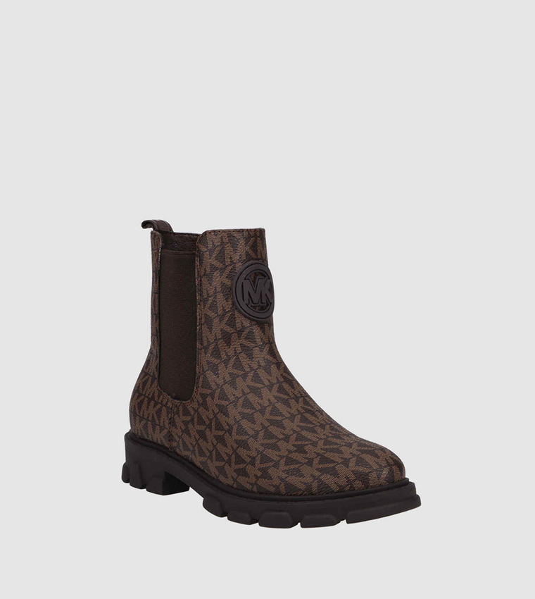 Buy Michael Kors RIDLEY CHELSEA Boots In Brown | 6thStreet UAE