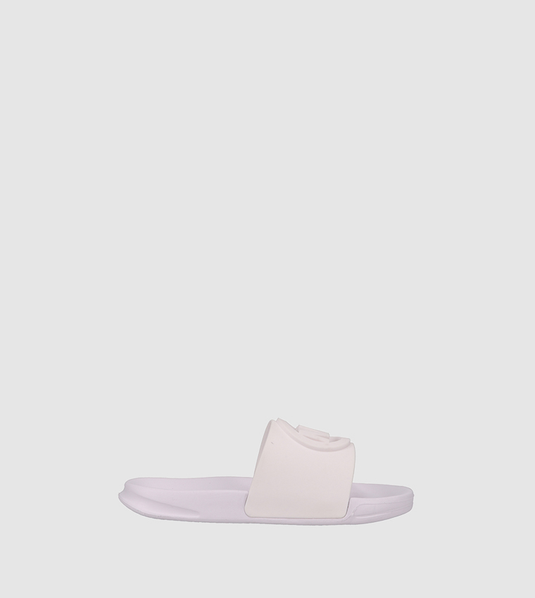 Michael kors 2025 white slides