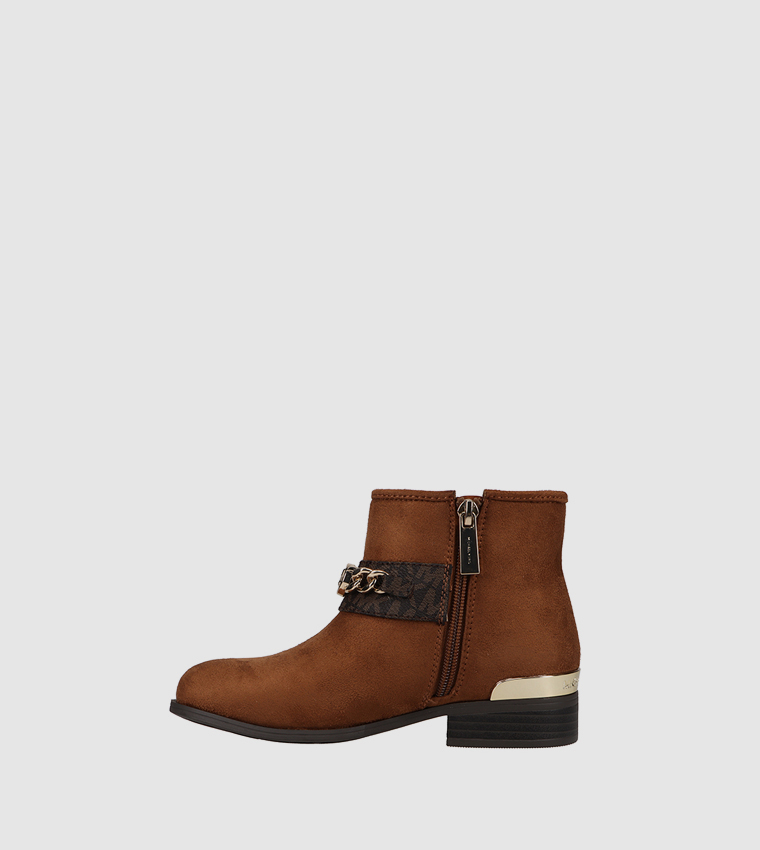 Mk boots outlet brown