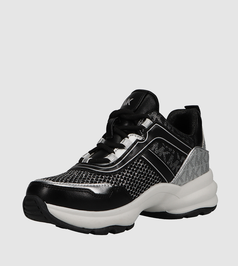 OLYMPIA Monogram Pattern Chunky Sneakers