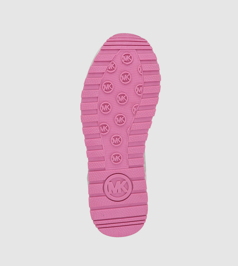 BILLIE DORIAN Monogram Pattern Lace-Up Sneakers