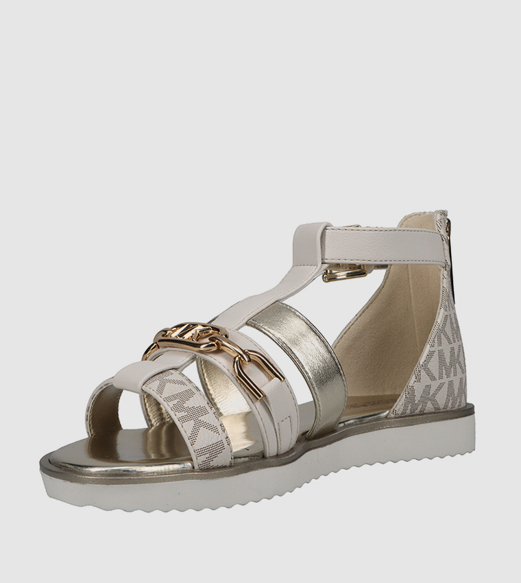 Buy Michael Kors BRANDY JOHANNE Monogram Gladiator Sandals In