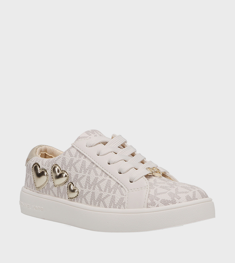 JEM KEHLANI Logo Printed Lace-Up Sneakers