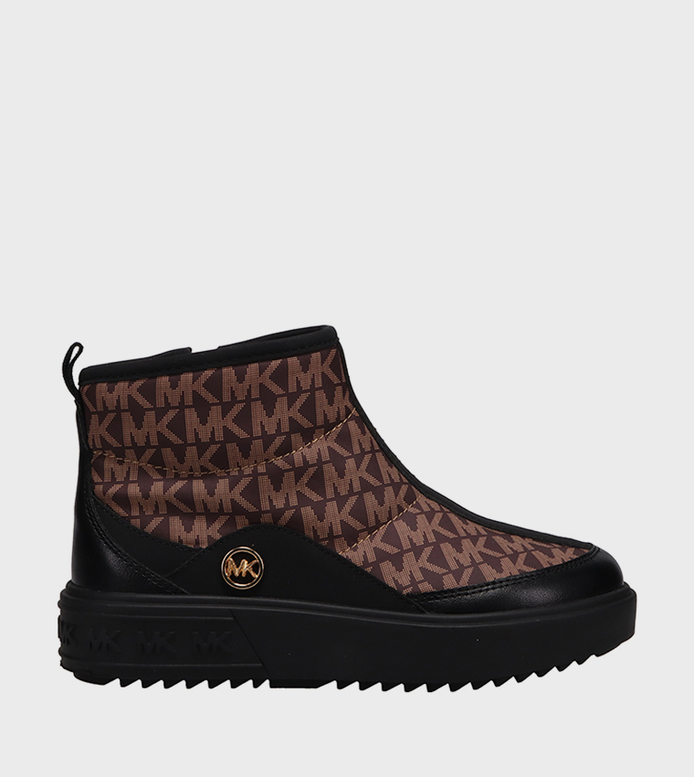 EMMET COZY Logo Printed Ankle Boots
