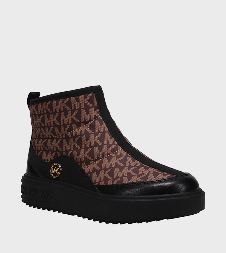 EMMET COZY Logo Printed Ankle Boots