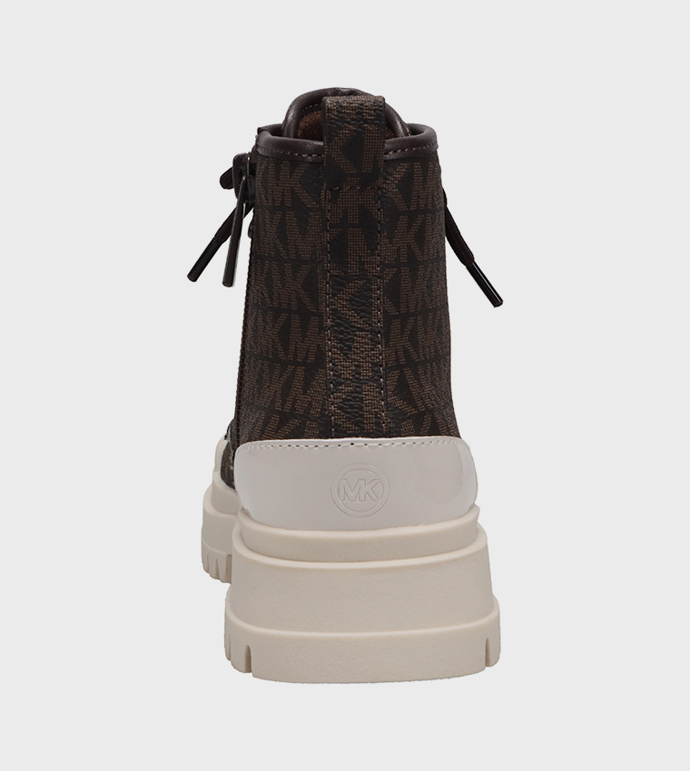 PAYTON Logo Printed Ankle Boots