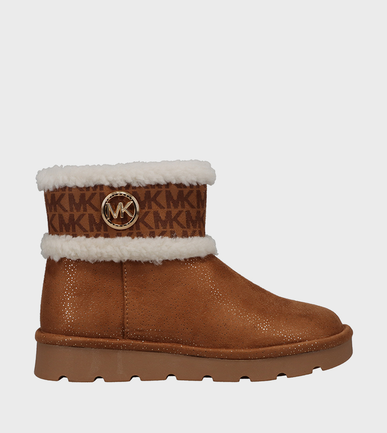 LUXY LAURINDA Logo Detail Ankle Boots