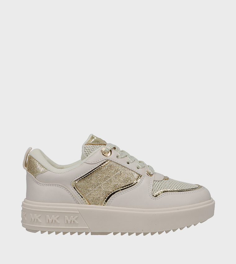 EMMET RUMI Glitter Lace-Up Sneakers