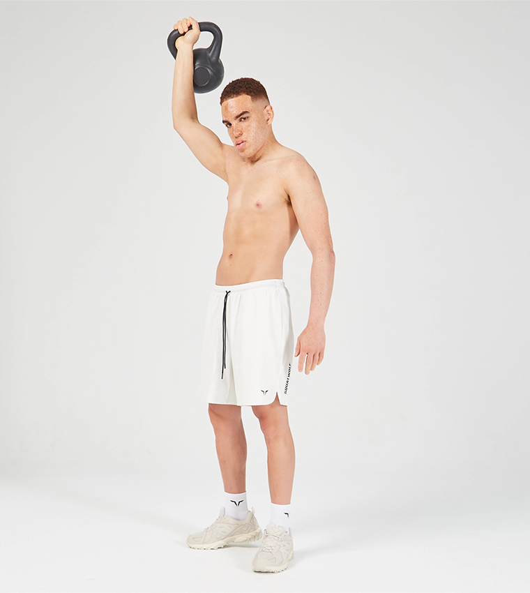 Buy SQUATWOLF Essential Pro Inch Active Shorts In White