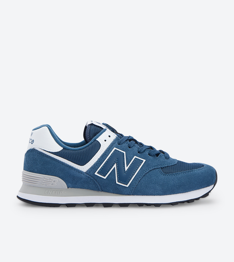 Buy New Balance Classic 574 Lace Up Sneakers Blue In Blue 6thStreet Kuwait