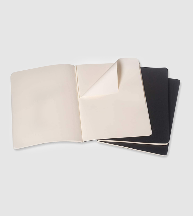 Buy Moleskine Cahier Journal Set 3 Notebooks With Plain Pages Cardboard