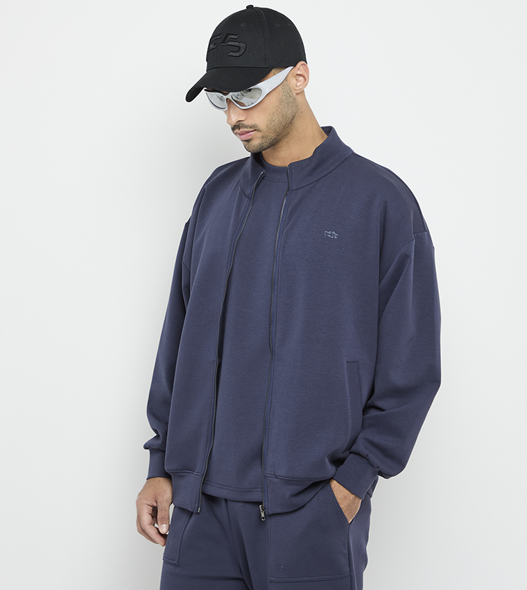 Solid Zip-Through Jacket