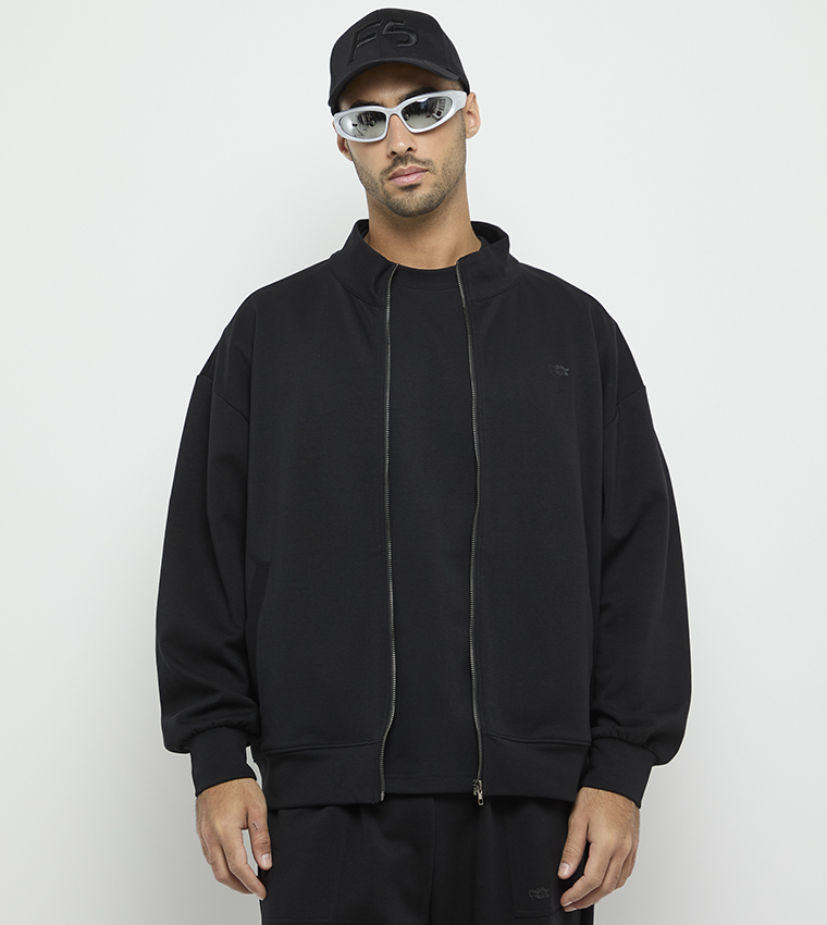 Solid Zip-Through Jacket