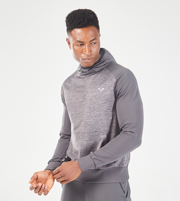 Statement Ribbed Hoodie