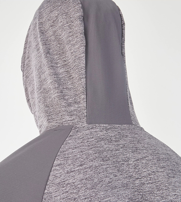 Statement Ribbed Hoodie