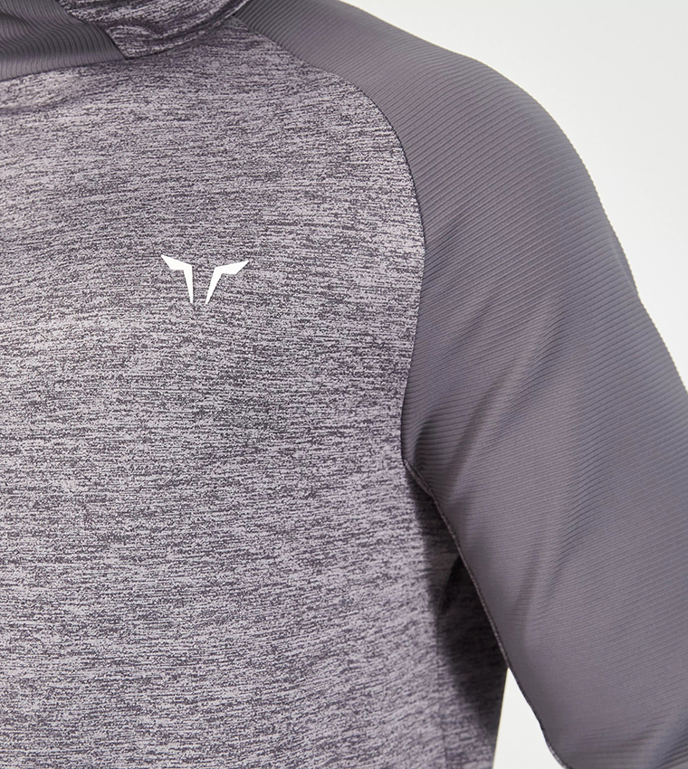 Statement Ribbed Hoodie