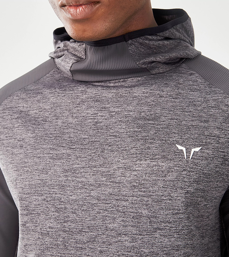 Statement Ribbed Hoodie