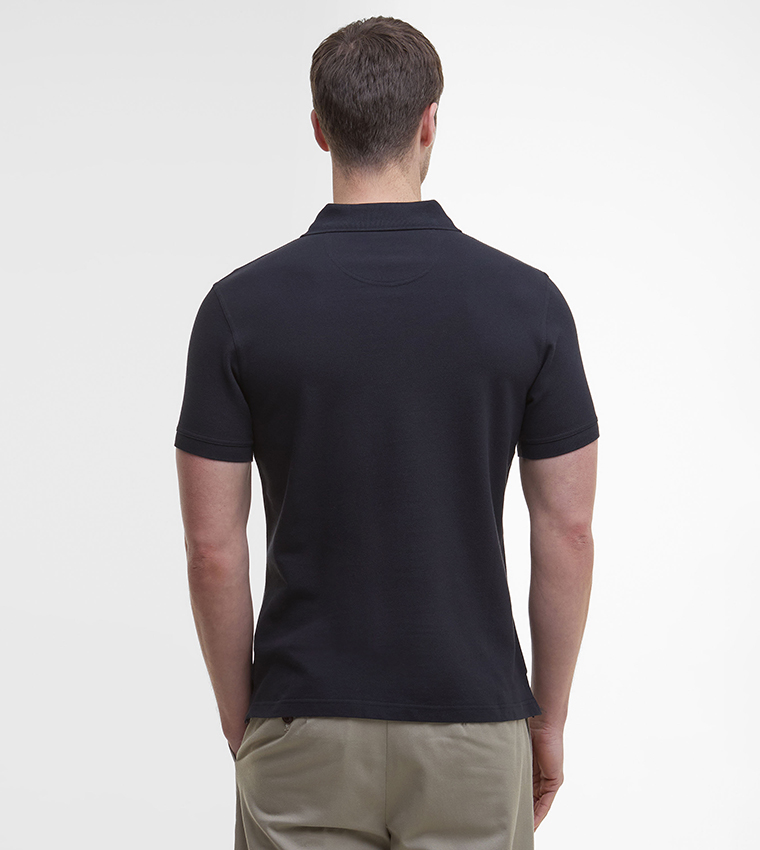 Logo Embroidered Tartan Polo T-Shirt