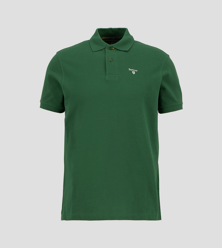 Logo Embroidered Short Sleeves Polo T-Shirt