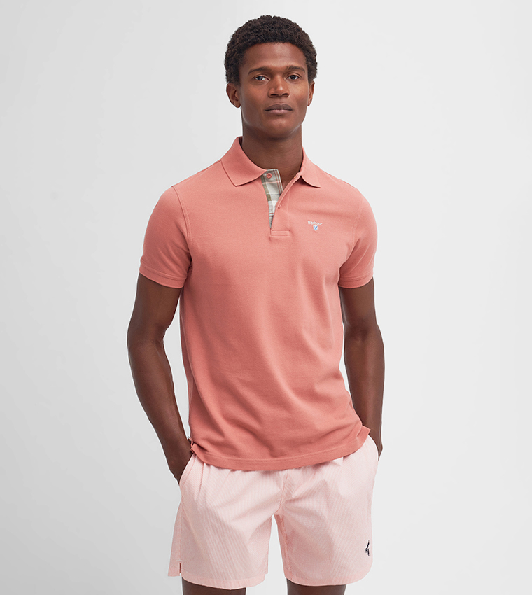 Logo Embroidered Short Sleeves Polo T-Shirt