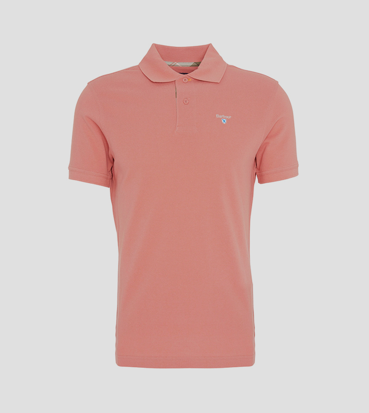 Logo Embroidered Short Sleeves Polo T-Shirt