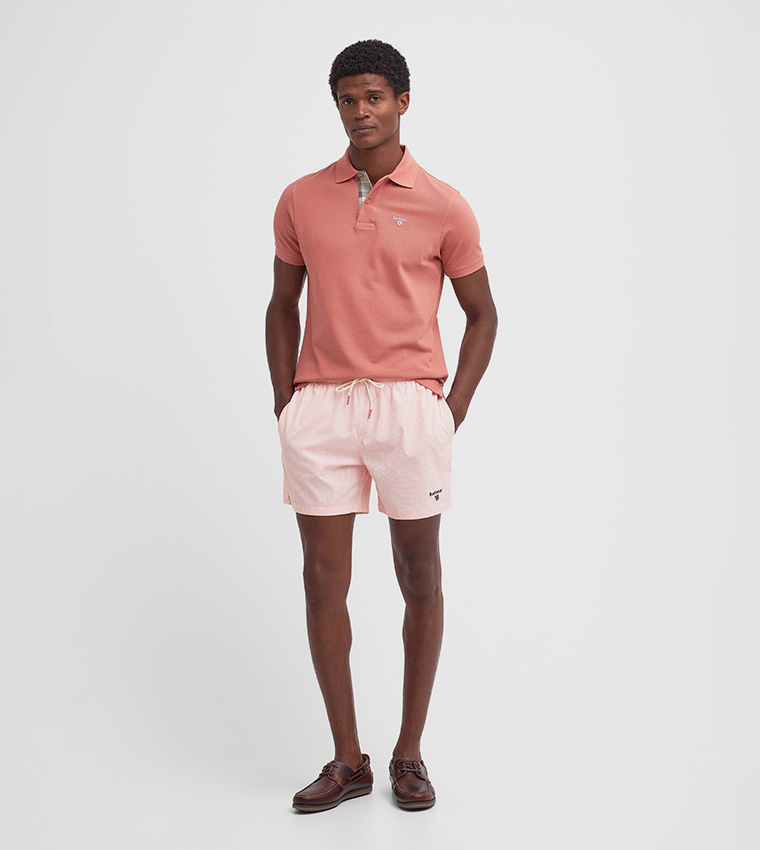 Logo Embroidered Short Sleeves Polo T-Shirt
