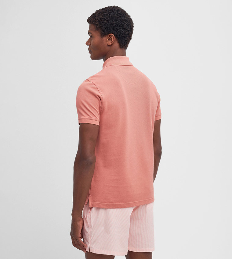 Logo Embroidered Short Sleeves Polo T-Shirt