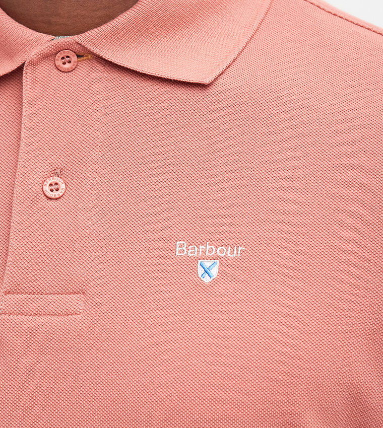 Logo Embroidered Short Sleeves Polo T-Shirt