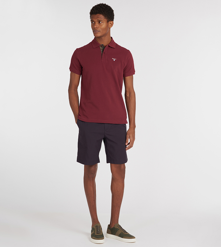 Logo Embroidered Short Sleeves Polo T-Shirt