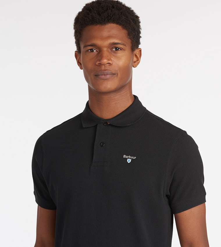 Logo Embroidered Short Sleeves Polo T-Shirt