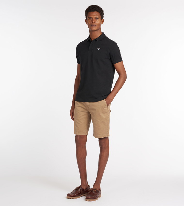 Logo Embroidered Short Sleeves Polo T-Shirt