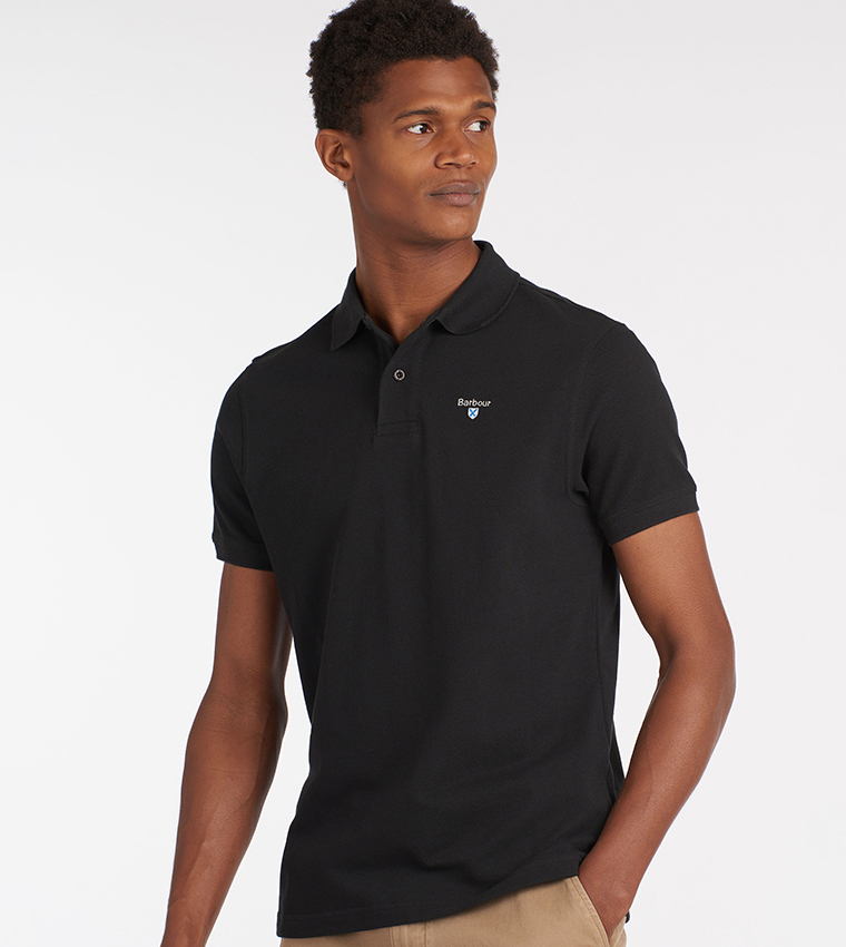 Logo Embroidered Short Sleeves Polo T-Shirt
