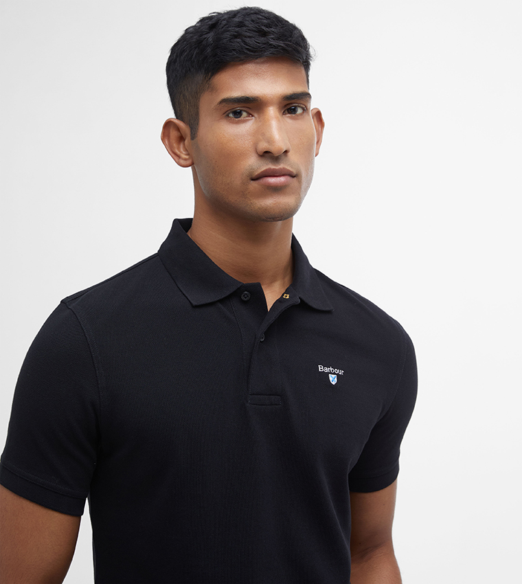 Logo Embroidered Short Sleeves Polo T-Shirt