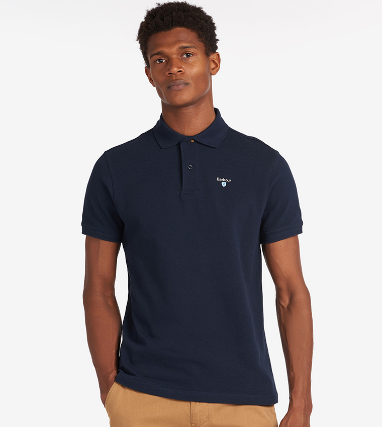 Logo Embroidered Short Sleeves Polo T-Shirt
